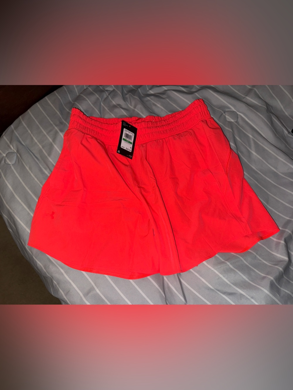 Under Armour Women's Athletic Shorts - Bright Orange